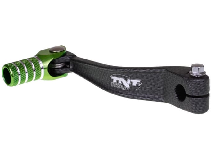 Schakelpedaal TNT Derbi Senda carbon / groen