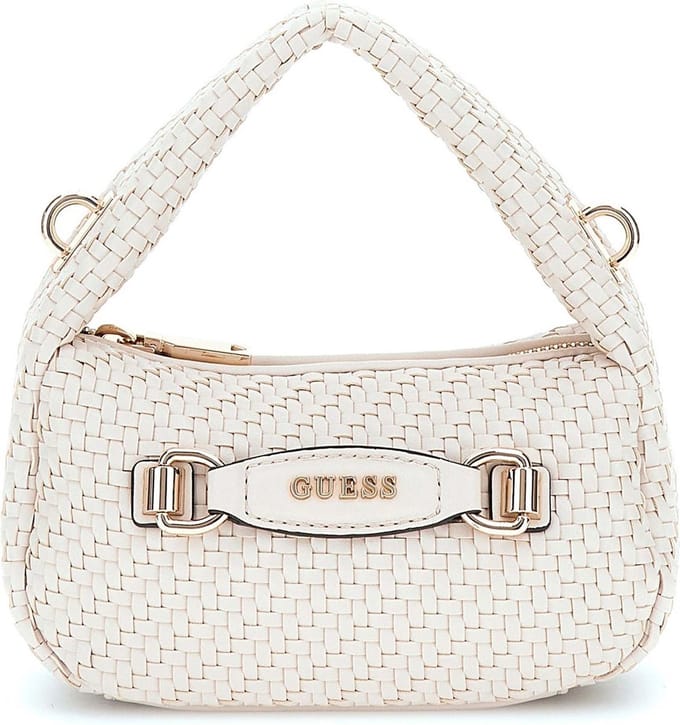 GUESS Schoudertas Handtas Francy Mini Hobo Bag Shell Roze