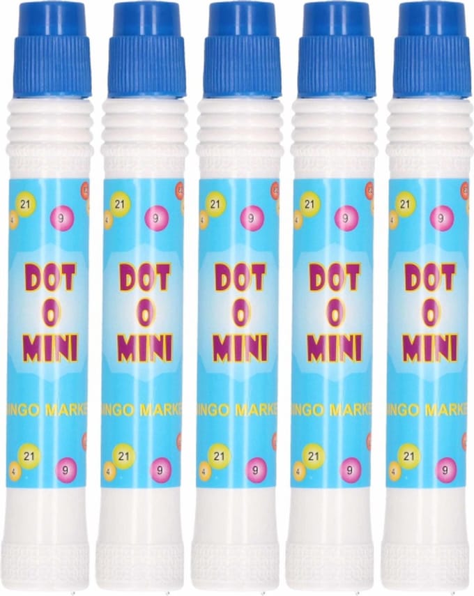 Twisk bingodabber blauw 12 stuks Dot.O.Win 20ml speelgoed.