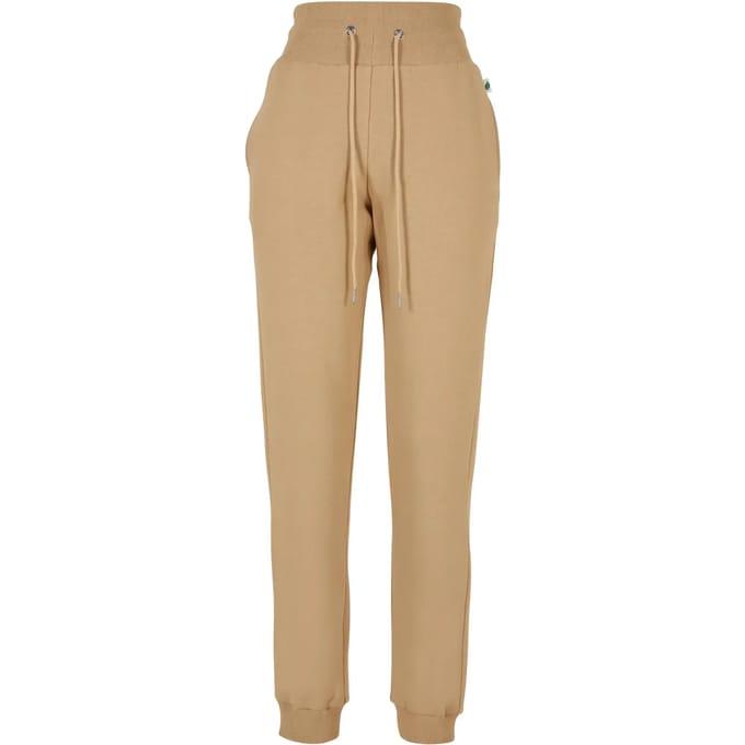 Urban Classics - Organic High Waist Dames joggingbroek - 3XL - Beige
