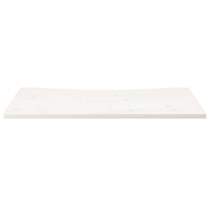 vidaXL - Bureaublad - 100x50x2,5 - cm - massief - grenenhout - wit