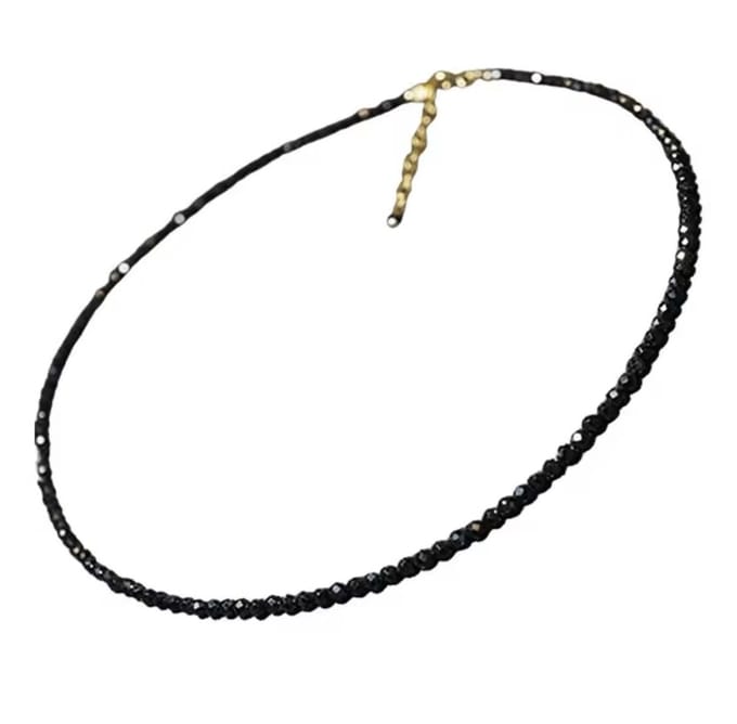 Jomide Choker Kralen - Glimmend - Zwart