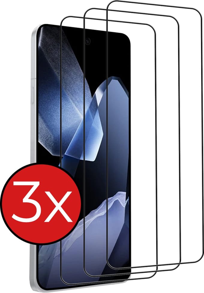 Screenprotector - 3 Stuks - Geschikt voor OnePlus 13 - Full Cover - Beschermglas - Gehard Glas - Tempered Glass - Screen Protector