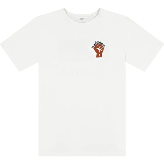 Kickz Ballers Vs Racism Statement T-shirt Wit