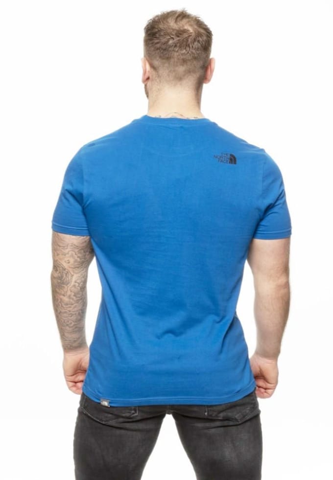 The North Face Heren SS Simple Dome T Shirt Bomber Blue