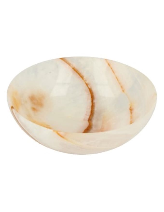 Aragoniet (Onyxmarmer) schaal 15 cm