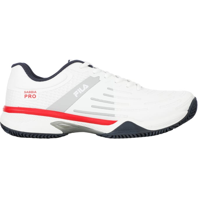 Fila Sabbia Pro Tennisschoenen Heren-Wit,Rood