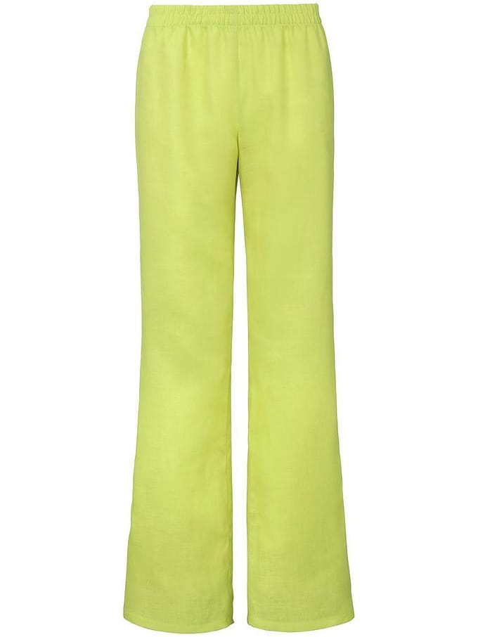 Broek 100% linnen Van Peter Hahn groen