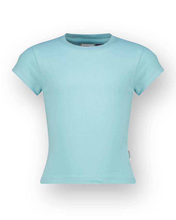 T-shirt Icon-Crop rib tee