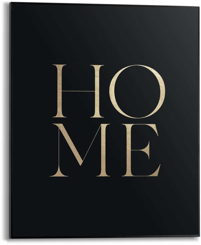 Schilderij Home - 50 x 40 - Hout - REINDERS