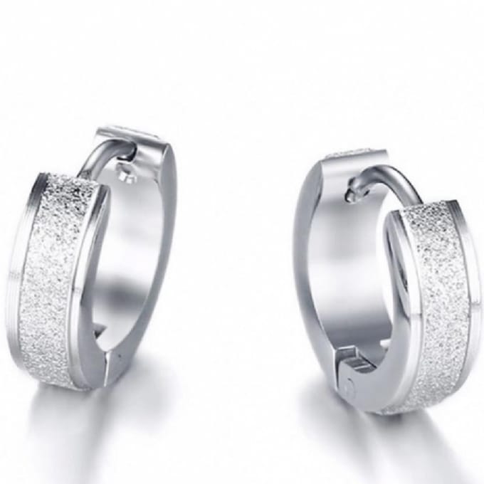 Oorringen- frost- zilverkleur- Charme Bijoux