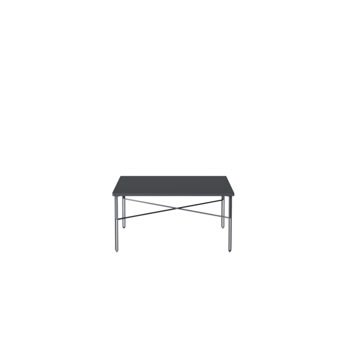 NINE Inline salontafel vierkant - dark grey