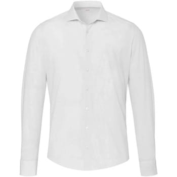 Pure The Functional Shirt Ecru - Overhemden Trouw