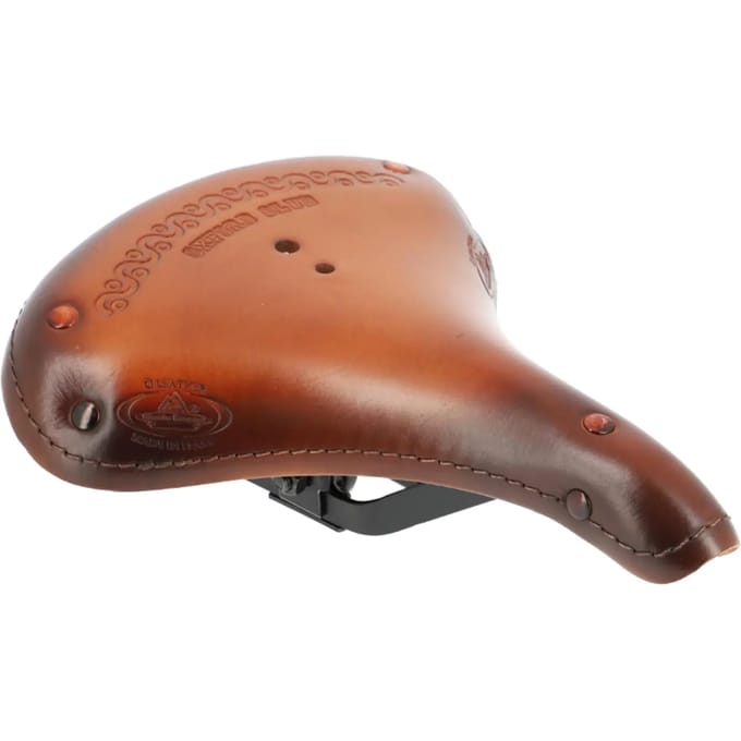 Echte lederen zadel Selle Montegrappa 1990 Oxford Club charleston