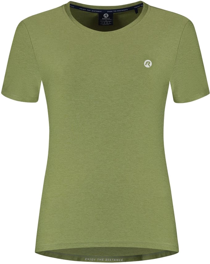 Rogelli Essential Dames Hardloopshirt - Korte Mouw - Groen