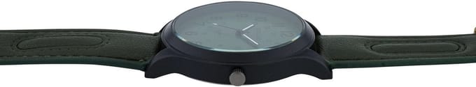 EXCELLANC Herenhorloge lederimitatie Mineralglas