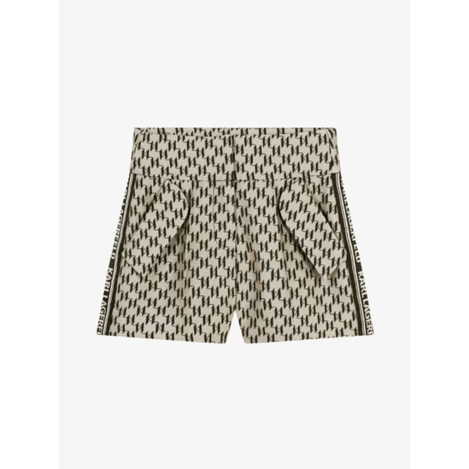 Karl Lagerfeld Meisjes short zwart beige