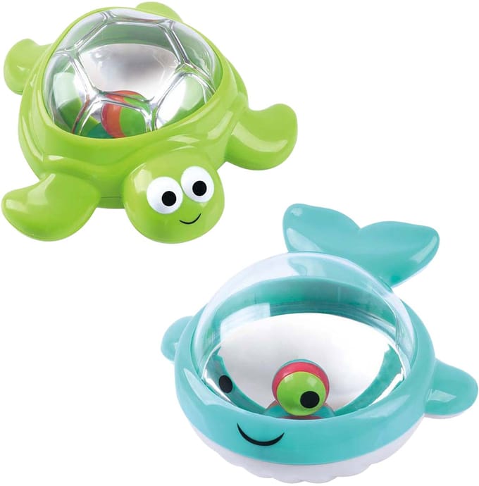 Play badspeelgoed Tub Twinklers walvis schildpad drijvend speelgoed.