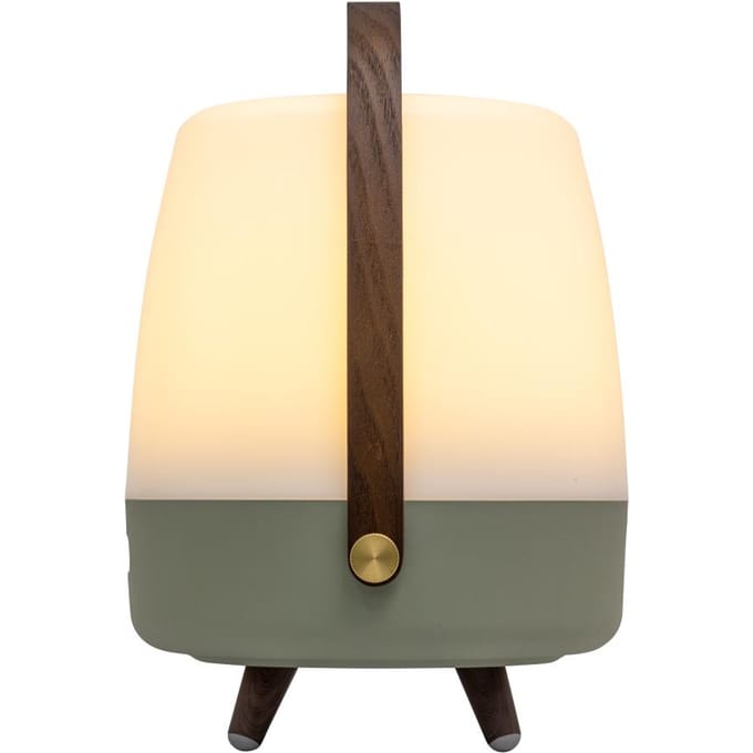 Kooduu Lite-Up Play - Draagbare Speaker Lamp - Krachtig Geluid - Warm Wit Licht - Petroleum