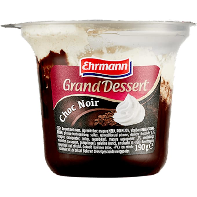 Grand dessert choc noir