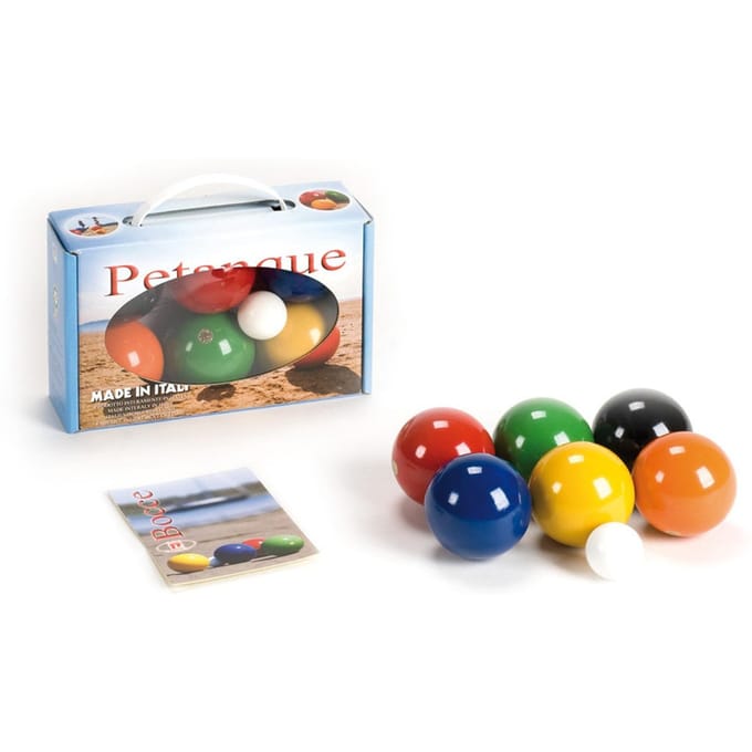 LUCIO LONDERO jeu de boules set 6 houten ballen