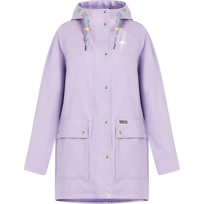 Schmuddelwedda Oversized mackintosh bridgeport Dames Licht lavendel-280