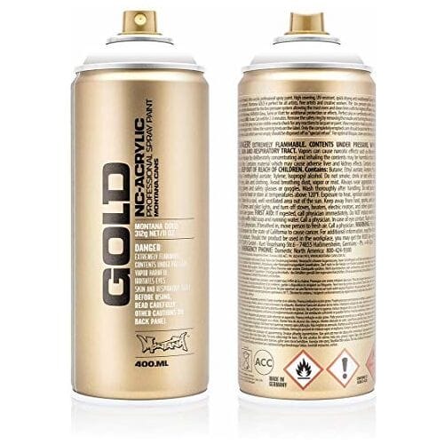 Montana GOLD S9100 Shock White spuitbus 400ml