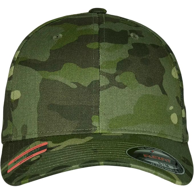 Urban Classics Flexfit pet -S/M- Multicam® Groen