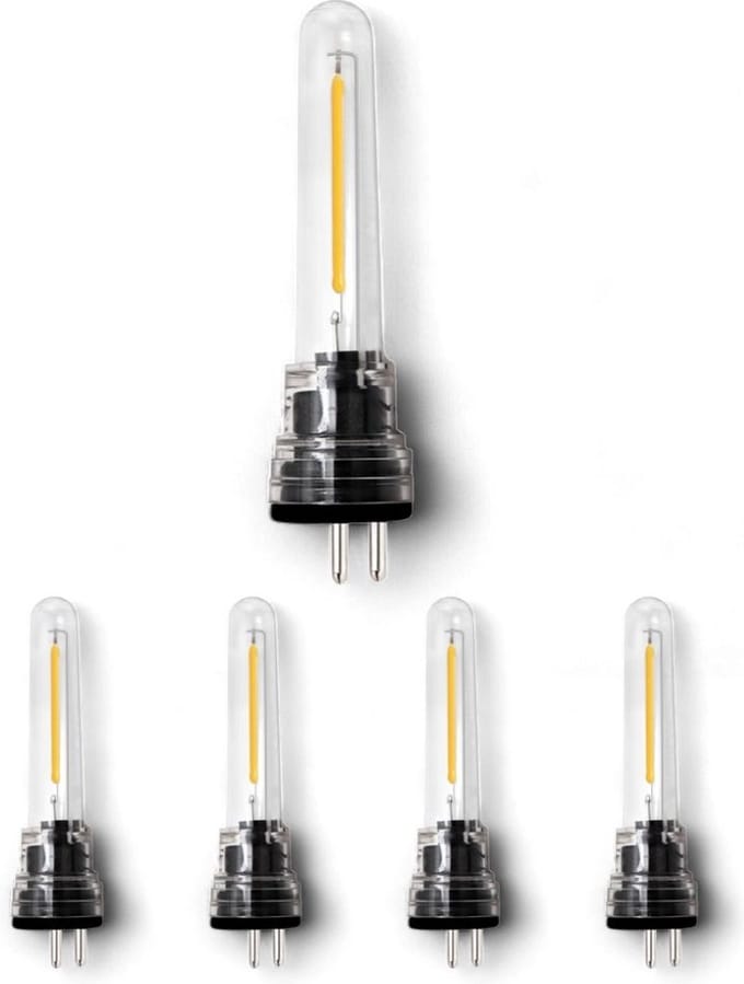 Homezie S14 Reservelampen | Weerbestendig | Onbreekbaar | Energie-efficiënt | 2700K