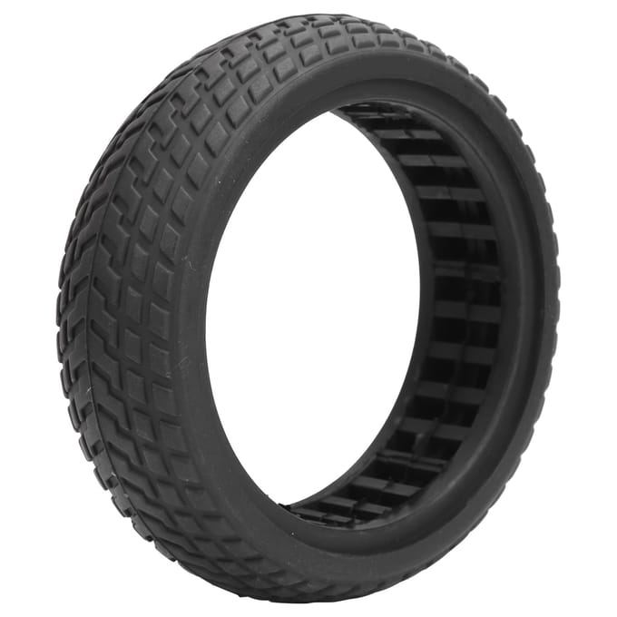 Explosieveilige Massieve Band Rubber Band Hol Uit Demping voor 6,5 inch Elektrische Scooter black