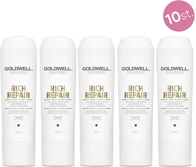 10x Goldwell Dualsenses Rich Repair Restoring Conditioner 200ml