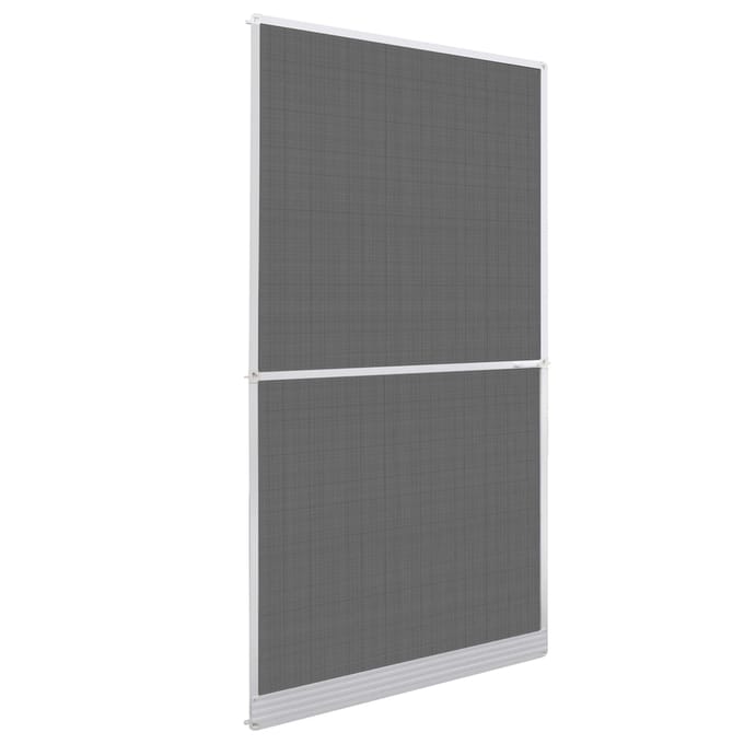vidaXL - Scharnierend - Insectenscreen - Wit - en - Zwart - 120 - x - 240 - cm