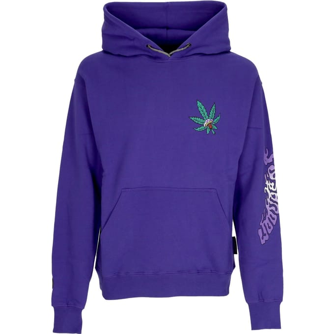 Herensweater met capuchon Skull Liquid Hoodie Paars