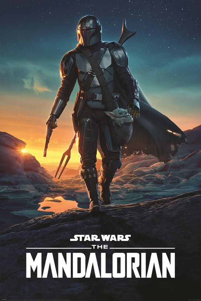 Star Wars The Mandalorian - Nightfall Poster meerkleurig