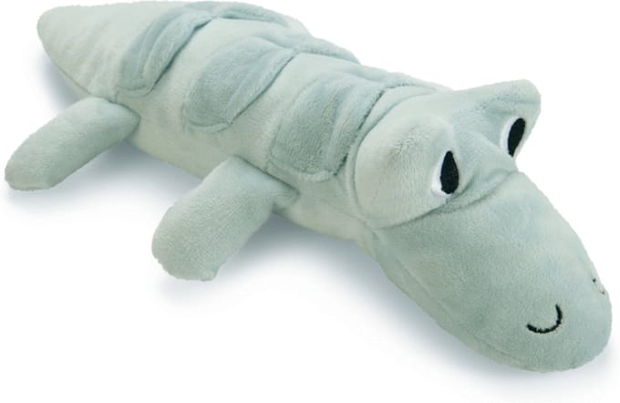 Beeztees Puppy Krokodil Jake - Hondenspeelgoed - 32x18x8 cm 65 g Groen