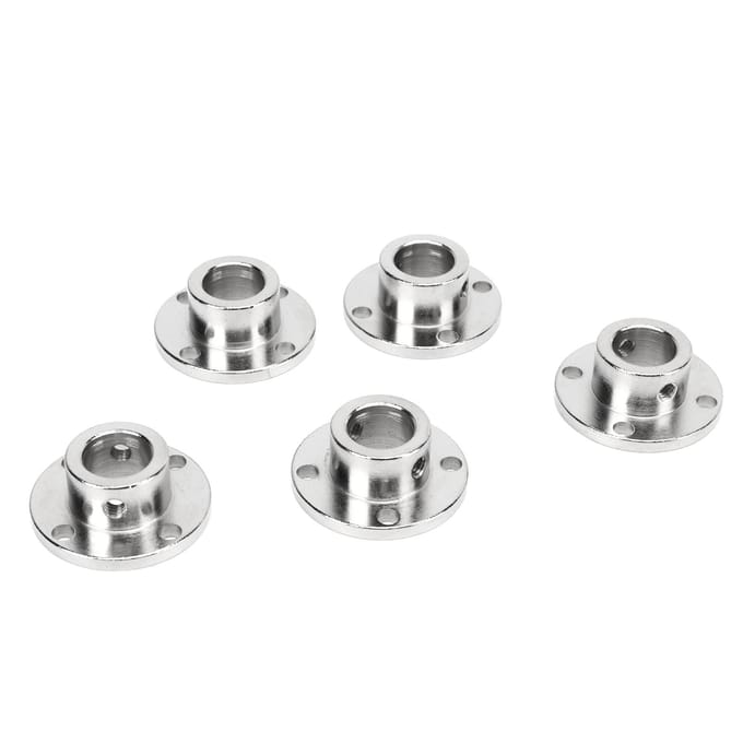 5 STUKS Flenskoppeling Connector Geleideas Steun Koppeling Fittingen 12mm Binnendiameter white