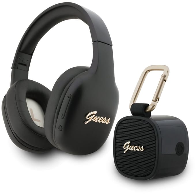 Guess koptelefoon met speaker - bluetooth - draadloos - zwart