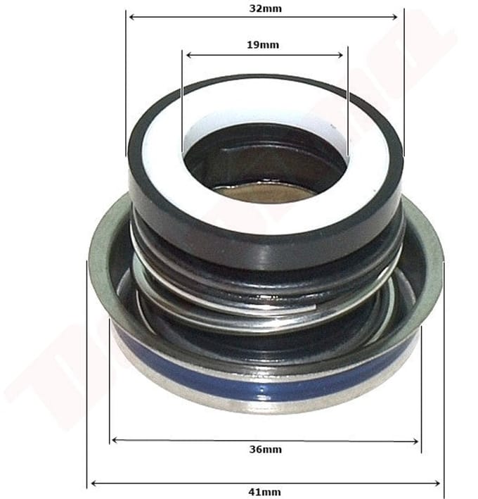 Keerring passend op POMPY WODY 19x32x36mm 104-20