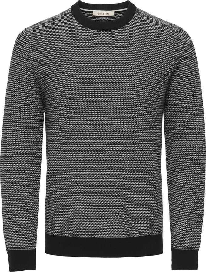 ONLY&SONS - ONSMIGUEL REG 12 STRUCTURE CREW KNIT - Heren - Gebreide truien