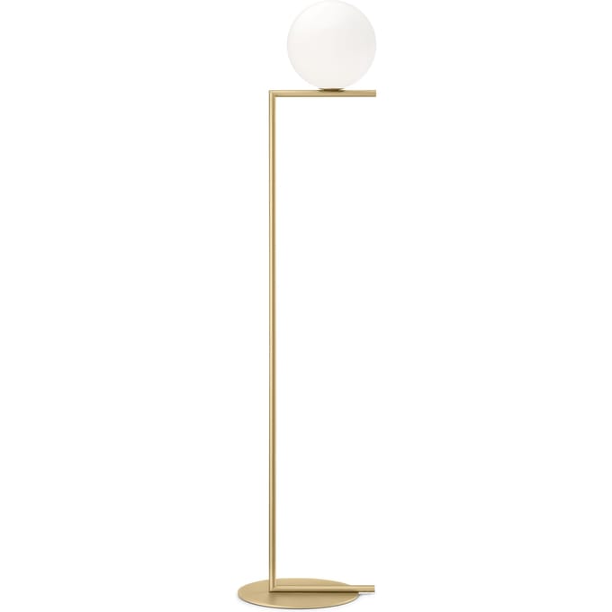 Flos - IC F vloerlamp - messing - S - goud