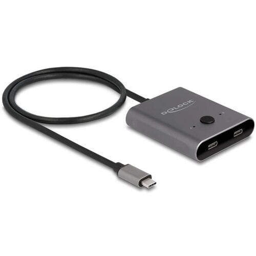 Delock USB 10 Gbps USB Type-C™ Switch 2 to 1 bidirectional 8K