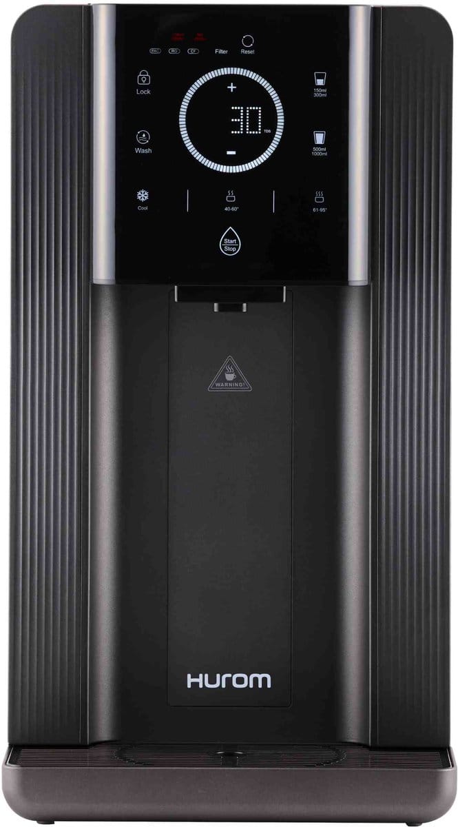 Hurom Waterfilter WP-A01 Zwart – RO Waterfilter – Warm & Koud Water – 40°C tot 95°C – 6L Tank
