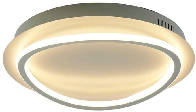 Kosilum - Maori - Plafondlamp - Wit - Metaal + aluminium + acryl