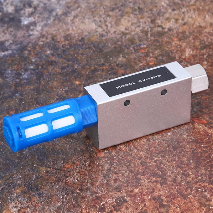 CV15HS pneumatische luchtuitlaat vacuümgenerator ejector met geluiddemper