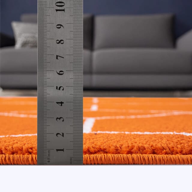 Muratap Trellis uni effen laagpolig vloerkleed modern 140x200 cm