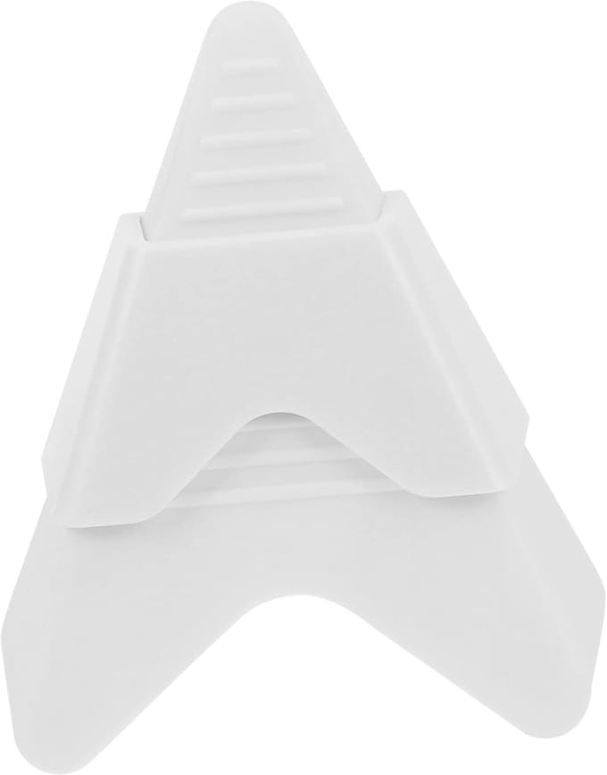 Deurstopper - Deurbeveiliger - Vingers Beschermen - Antislip Ontwerp - 10.5X9cm - Wit
