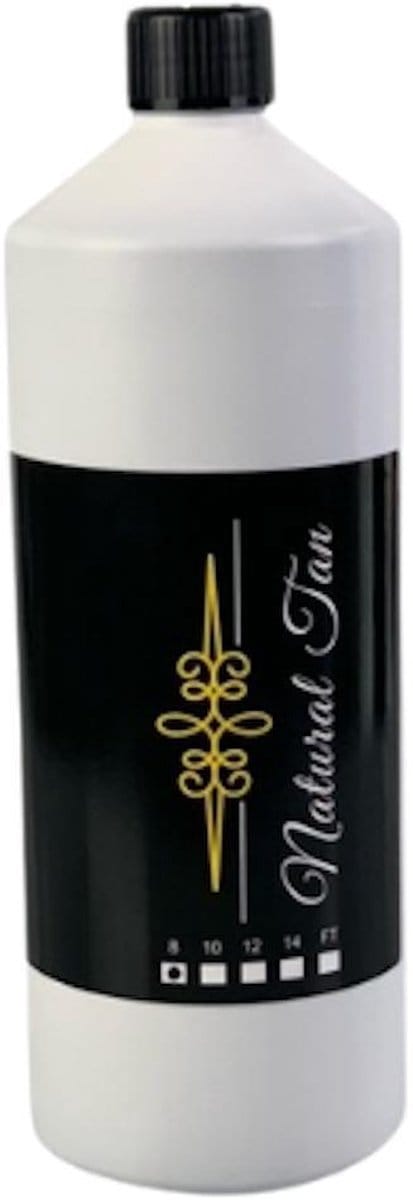 Natural Tan - Spray tan vloeistof 8% - 1 liter - zelfbruiner