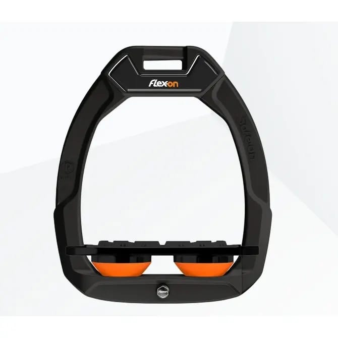 Veiligheidspads met Plat Grip Zwart/Zwart/Oranje Flex-On Safe-On