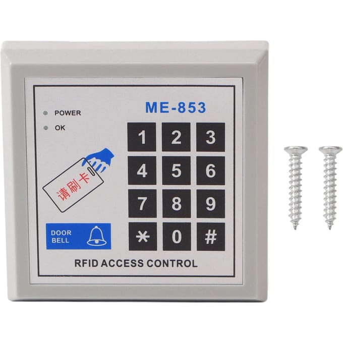 Toegangscontrole Machine ID Enkele Deur Bekabeling Wachtwoorden Kaart Beveiliging Toegangssysteem Controle Machine gray