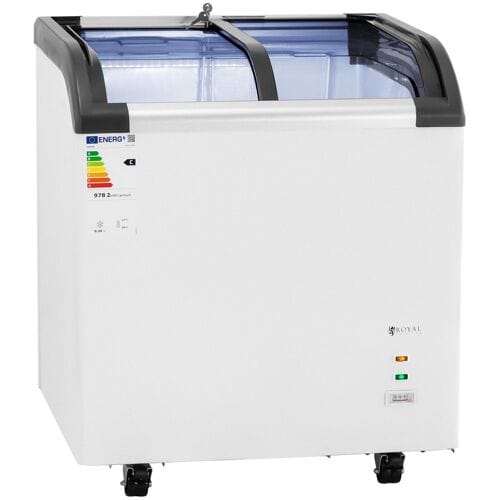 Diepvries - 180 L - Royal Catering - glazen deuren RCFZ-180G